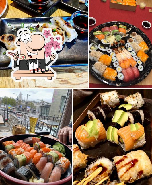 Prenditi le varie opzioni di sushi