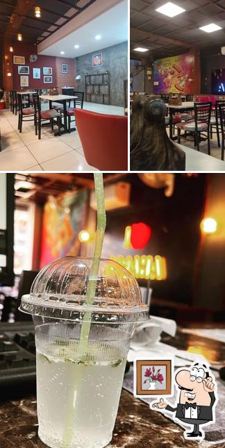 The interior of Pizza Bite House
