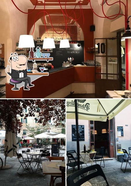 Dai un'occhiata agli interni di Lavagna 10 bistrot