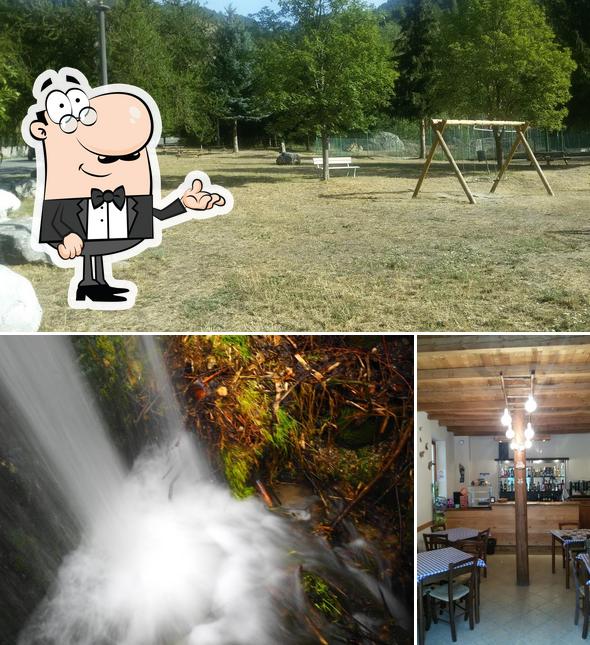 La interni e esterno del ristorante
