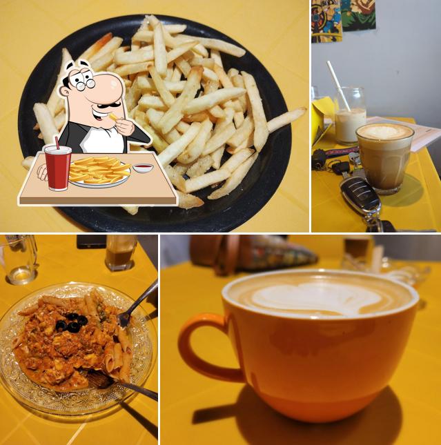 French fries at Arcadia Specialty Coffee House