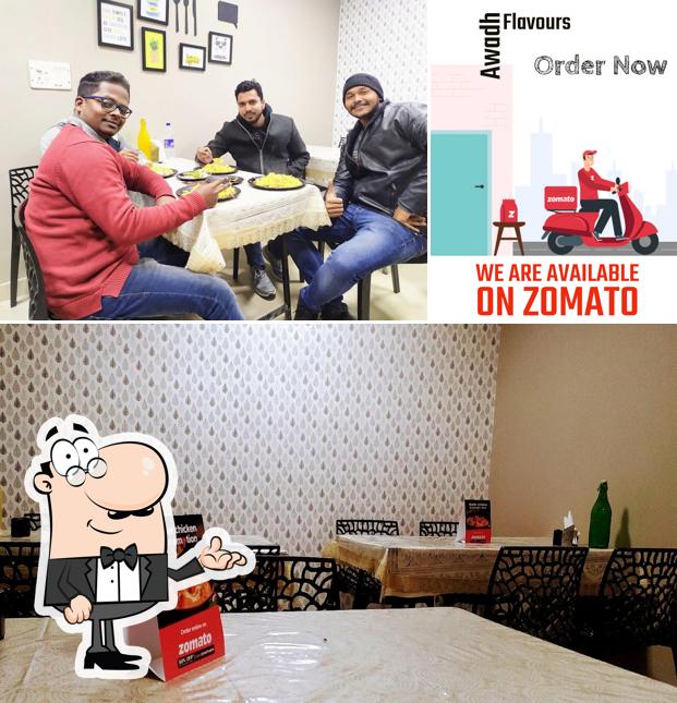 The interior of Awadh Flavours