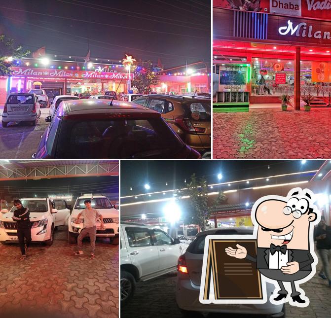 The exterior of Milan Dhaba