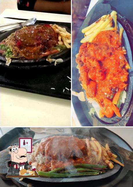 Try out meat dishes at Sizzling Joe