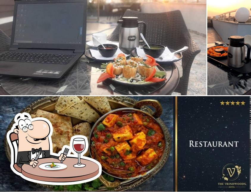 Food at The VrindWoods Hotel, Vrindavan