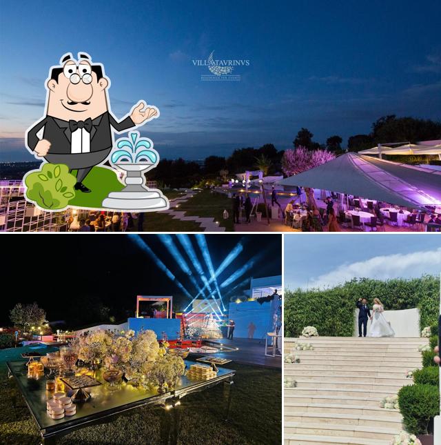 Gli esterni di Villa Taurinus