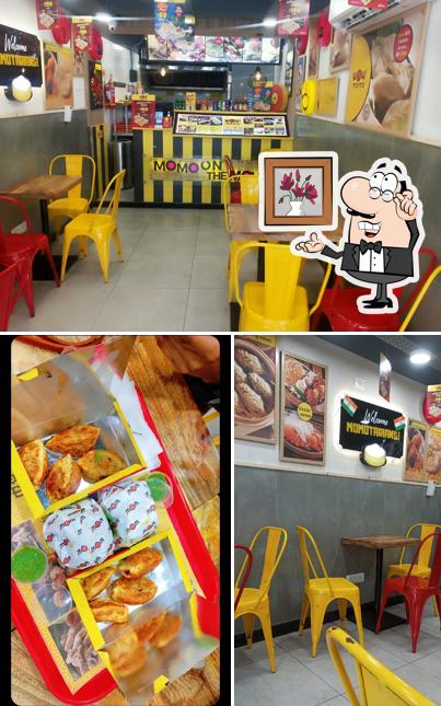 The interior of Wow Momos