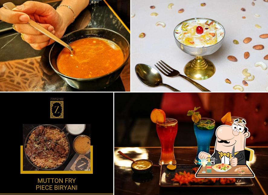 Food at Zamindars Restaurant
