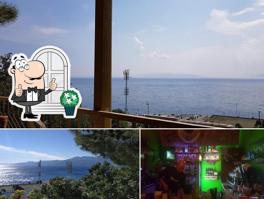 Viva Caffe Do Brasil si caratterizza per la esterno e bancone da bar