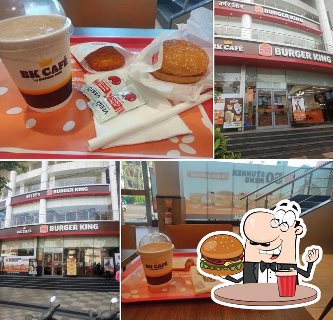 Try out a burger at Burger King