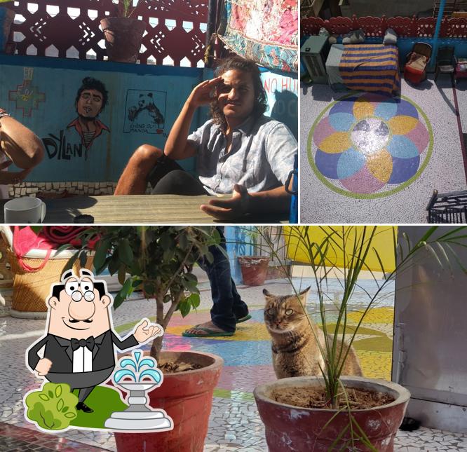 Take a look at the outside area of Dylan Cafe Restaurant and guest house