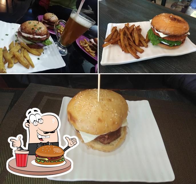 Try out a burger at Tidbitz Grill Republica