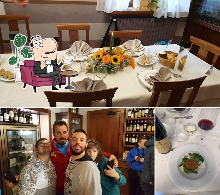 Gli interni di Locanda Fungo Reale