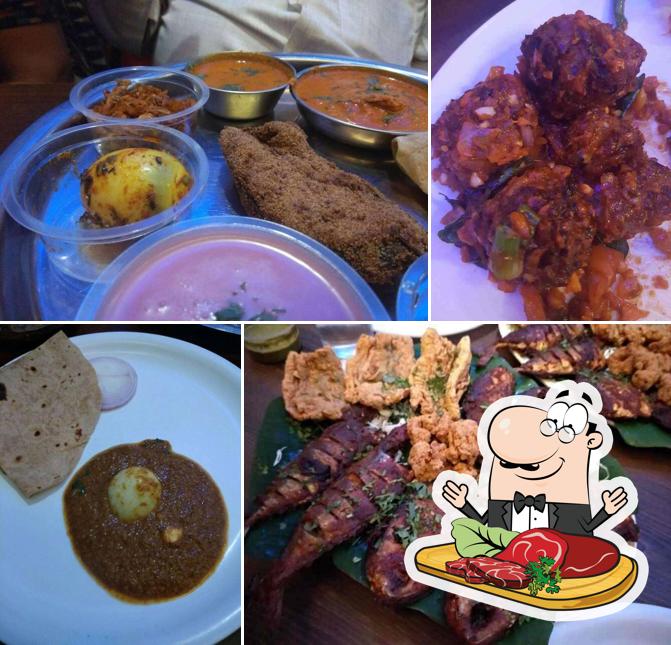 Get meat dishes at Malgudi