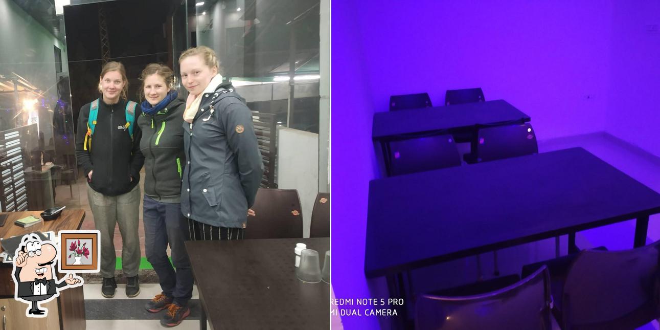 The interior of Aryas restaurant & Guest House