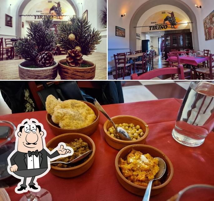 Questa è la foto che mostra la interni e cibo di Risto Macelleria Tirino