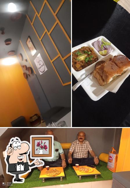 This is the photo depicting interior and food at DESHI THALI Restro-Cafe