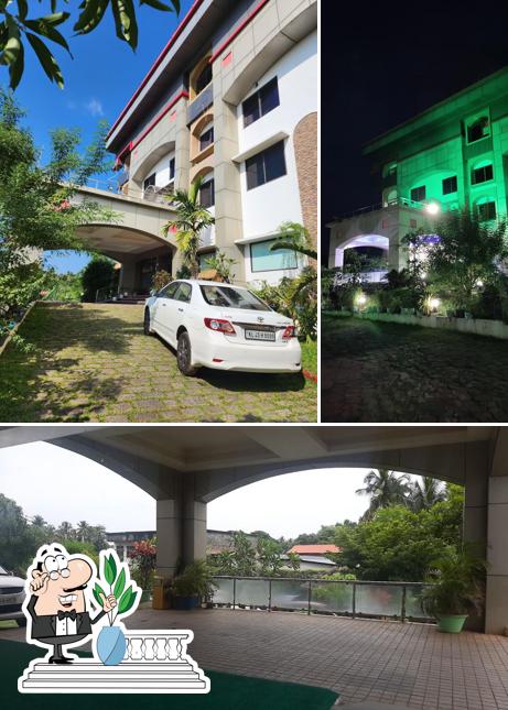The exterior of Hamara Hotels & Bar Thrissur