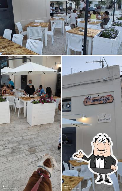 Gli interni di Mamapizza