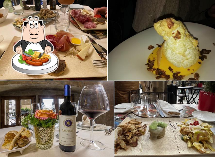 Platti al Ristorante Logge Vasari