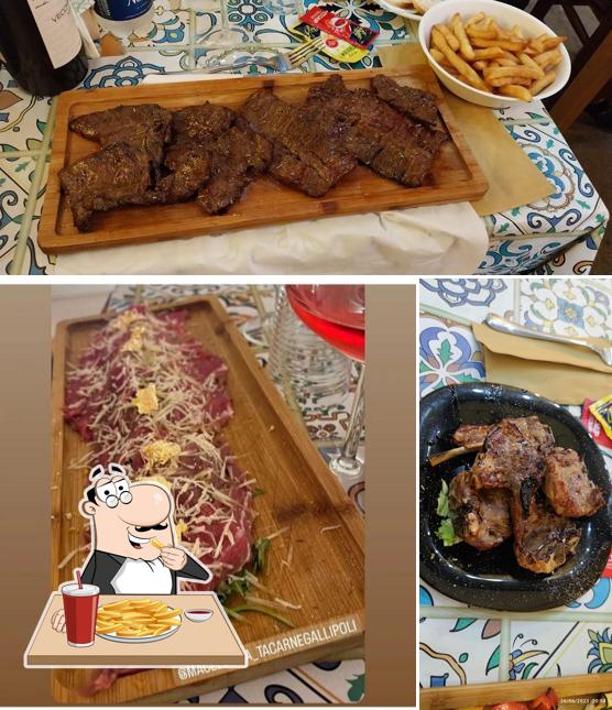 Patatine fritte al TA' carne braceria 1968