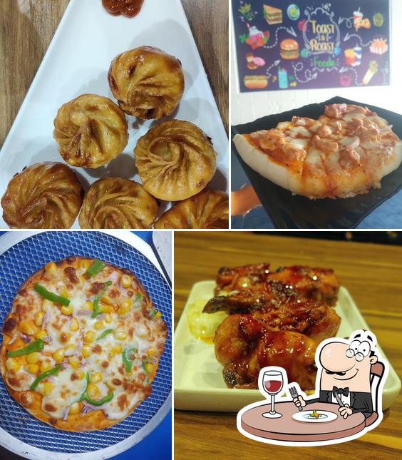 Food at TOAST N ROAST (Pizza, Burger, Momo, Shake, Dessert, Roll)