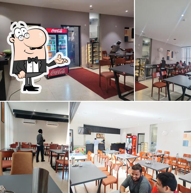 The interior of Sri Mu Saravana Bhavan