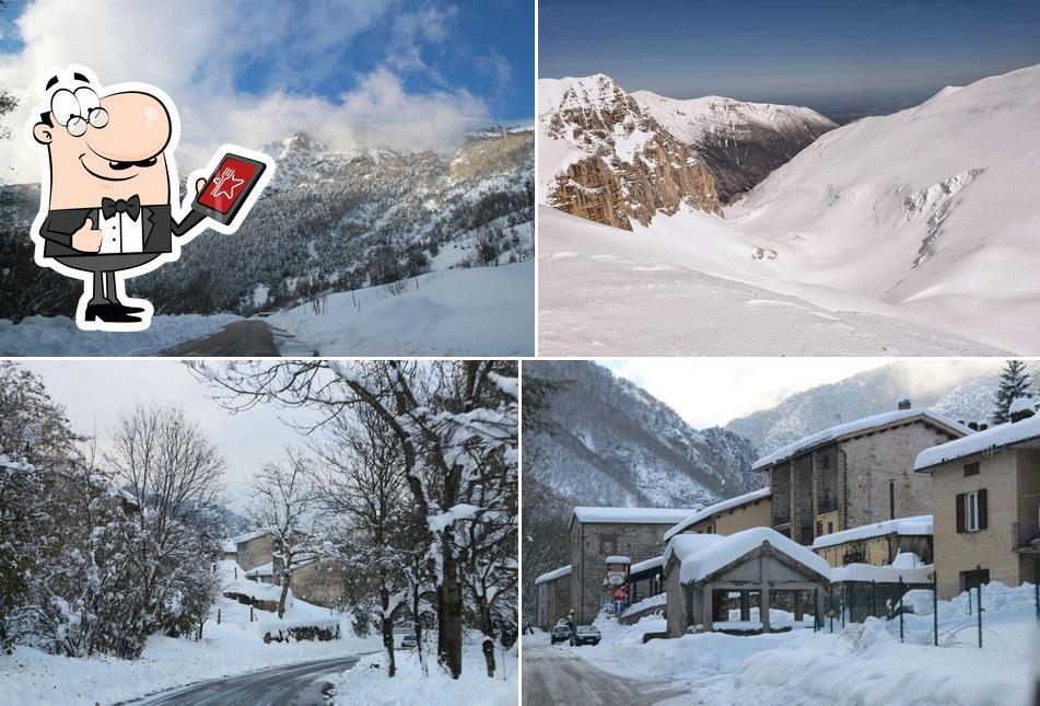 Goditi la vista dagli esterni di Albergo Guerrin Meschino