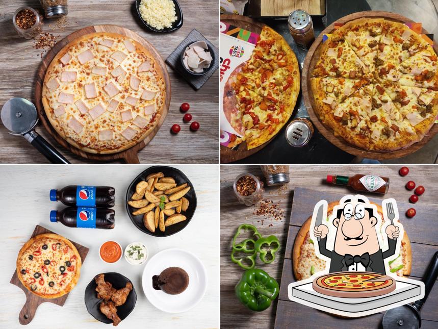 Try out different types of pizza