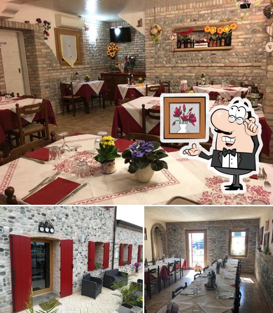 Gli interni di ExTrattoria Al Mattino . La calandra