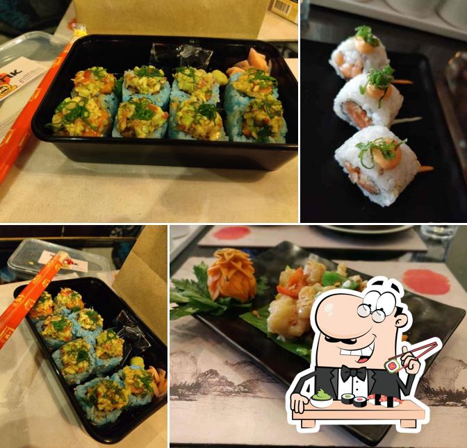 Get various sushi options