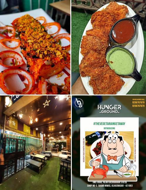 Try out seafood at Hunger ground