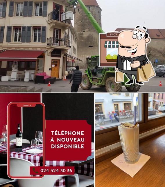 Le Bar du Coq si caratterizza per la esterno e vino