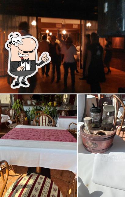 Gli interni di Libertas restoran