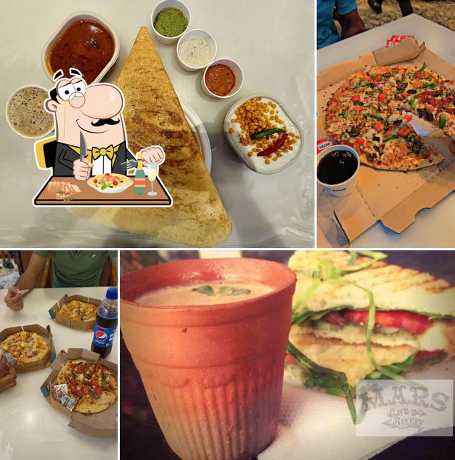 Food at Mars restaurant