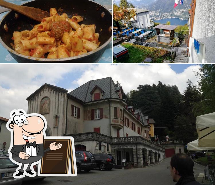 Tra le diverse cose da Ristorante albergo Capanna C.A.O. - Brunate (co) si possono trovare la esterno e cibo