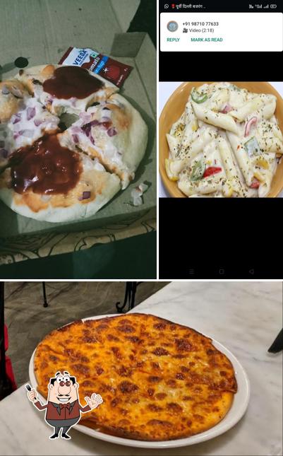 Food at The dilicious Pizza cafe