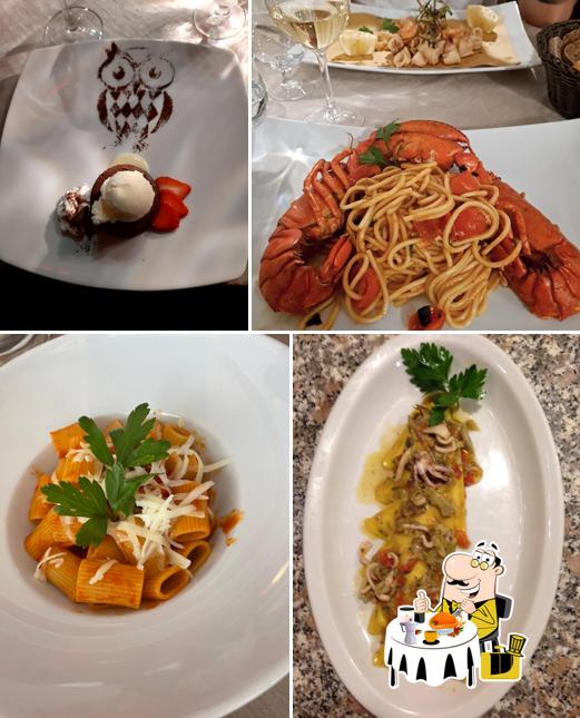 Platti al Ristorante Il Gufo