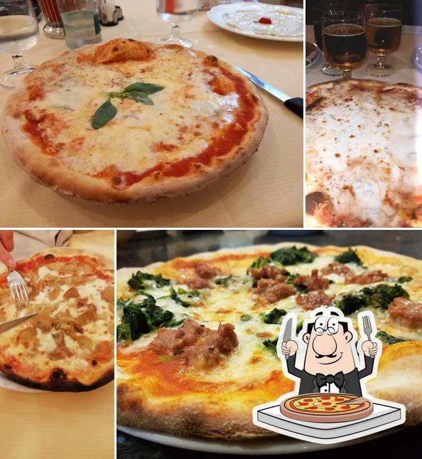 A Ristorante Pizzeria La Lucciola, puoi prenderti una bella pizza