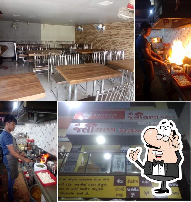The interior of Shree Jaliyan Restaurant