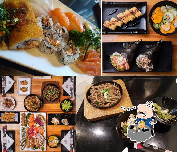 Platos en Flying Sushi Perdizes