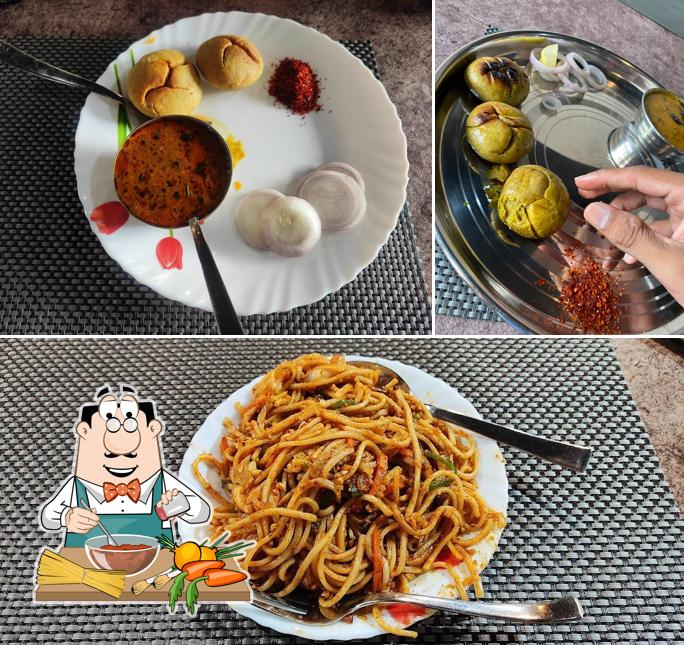 Spaghetti bolognese at Apna Swad Restaurant and Banquet