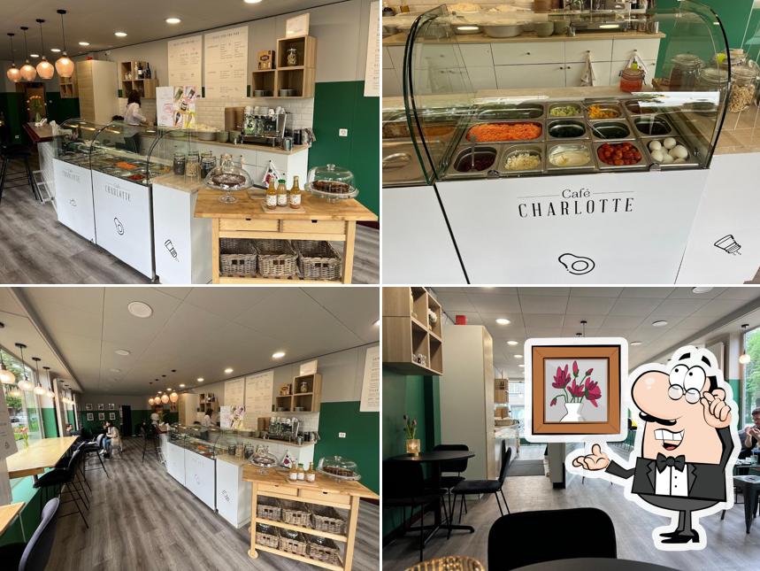 Dai un'occhiata agli interni di Café Charlotte