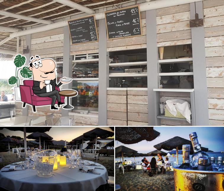 Gli interni di Fino Beach & Restaurant