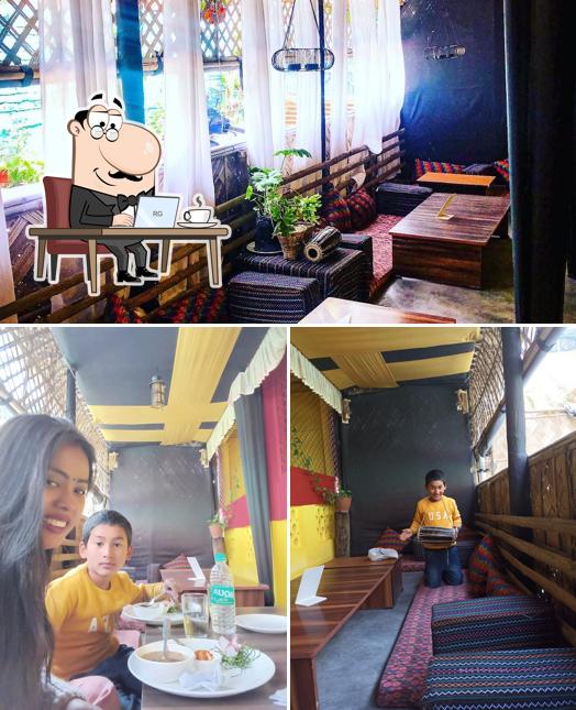 Take a seat at one of the tables at Daddies Restaurant & Tea Bar