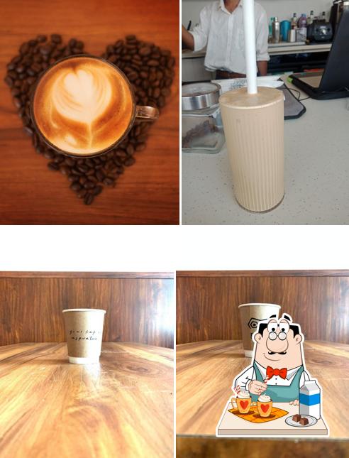 Enjoy a beverage at Indian coffee brewery