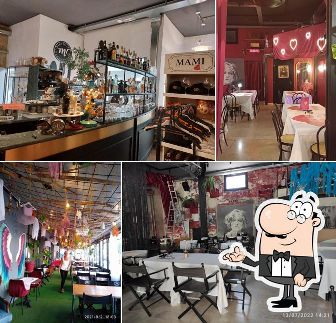 Gli interni di Mamí Bistrot