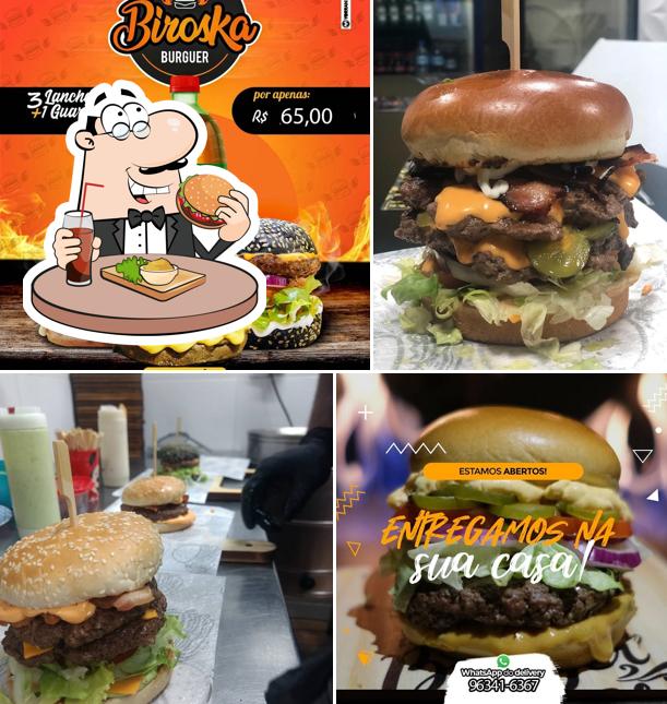 Hambúrguer em Biroska Burger