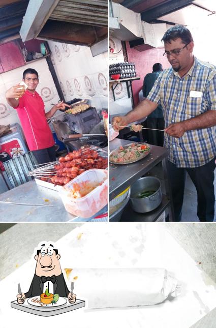 Food at Kolkata Kathi Kabab Roll