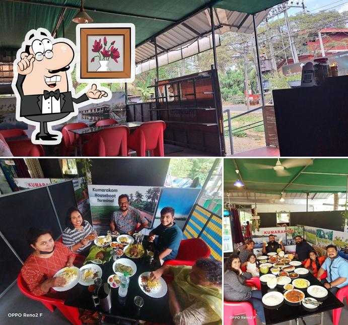 The interior of Kumarakom Nattu Ruchikoottu